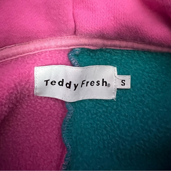 Teddy Fresh Love Colorblock Limited Edition Hoodie Size Small - Picture 3 of 11